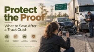 Preserve Evidence After Truck Accident